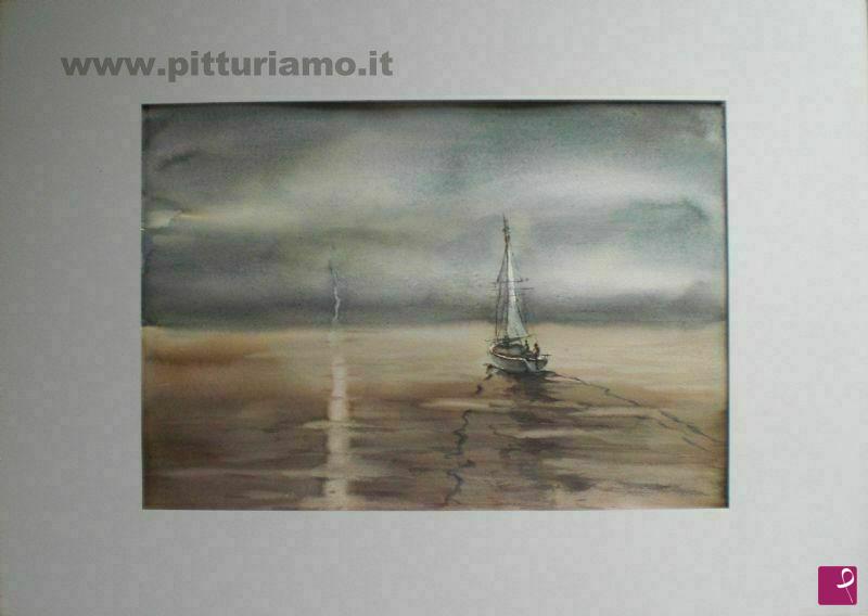 quadri in vendita online - la barca