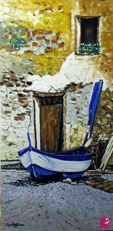 quadri in vendita online - "La barca" Artista Pietro Dell'Aversana