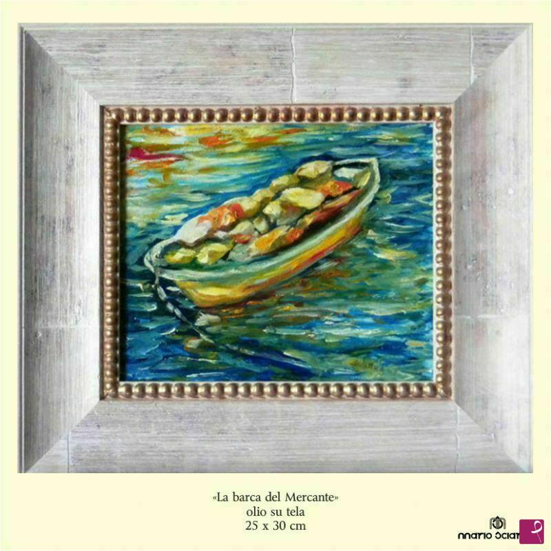 quadri in vendita online - La barca del mercante