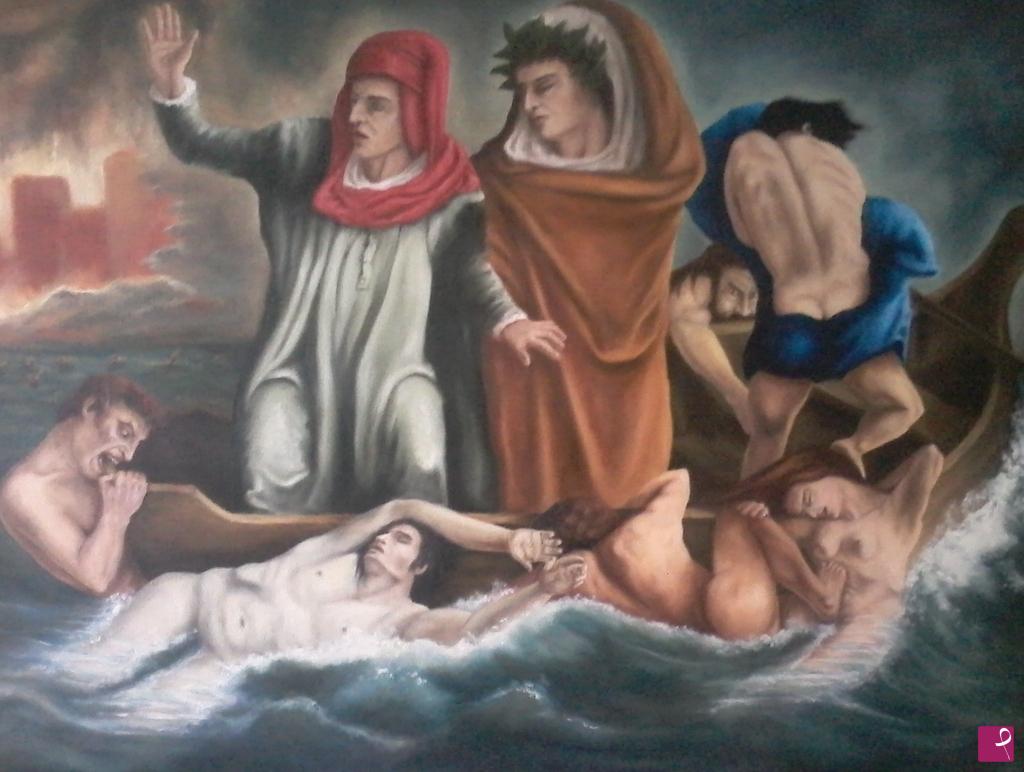 quadri in vendita online - La Barca di Dante 