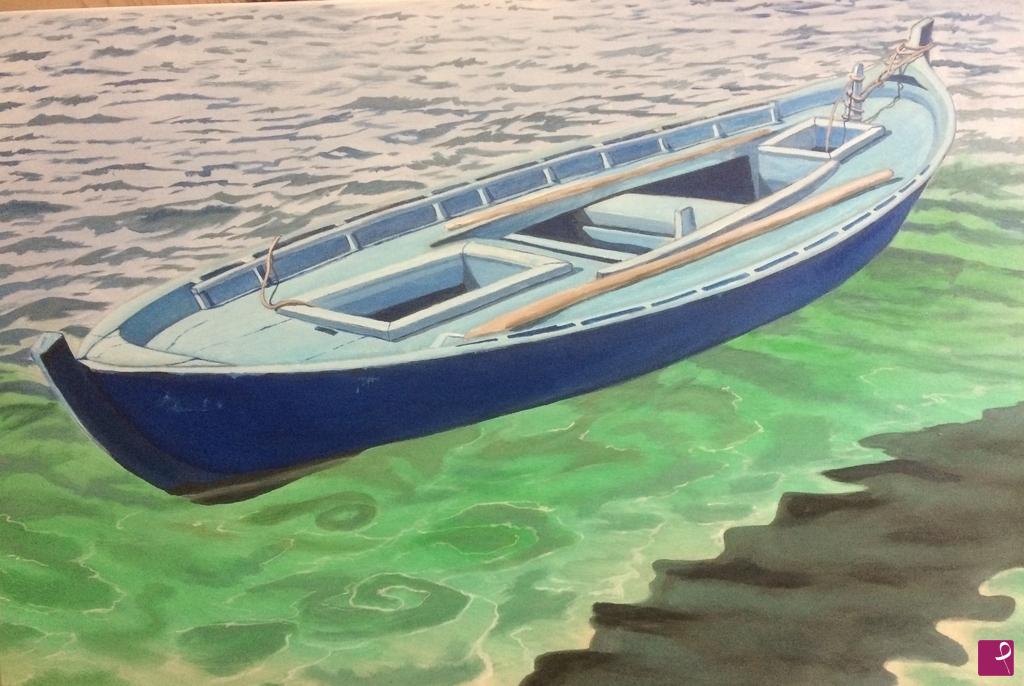 quadri in vendita online - la  barca in sospeso
