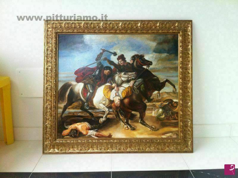 quadri in vendita online - La battaglia del Serchio