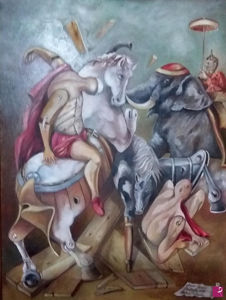 quadri in vendita online - La battaglia di Anghiari