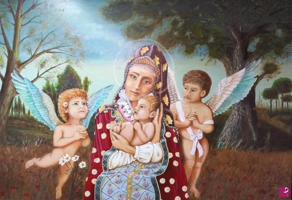 quadri in vendita online - La Beata Vergine