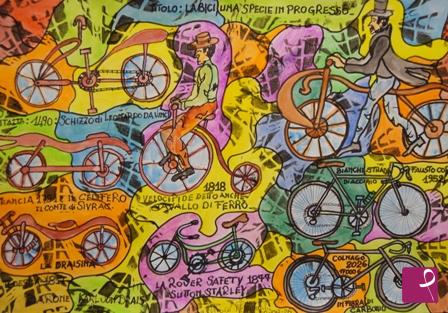 quadri in vendita online - La bici, una specie in progresso.