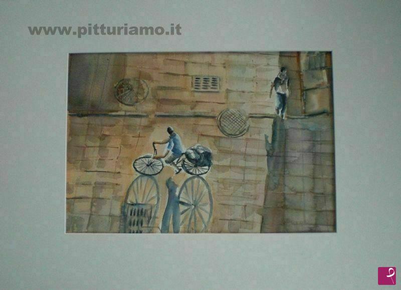 quadri in vendita online - la bicicletta