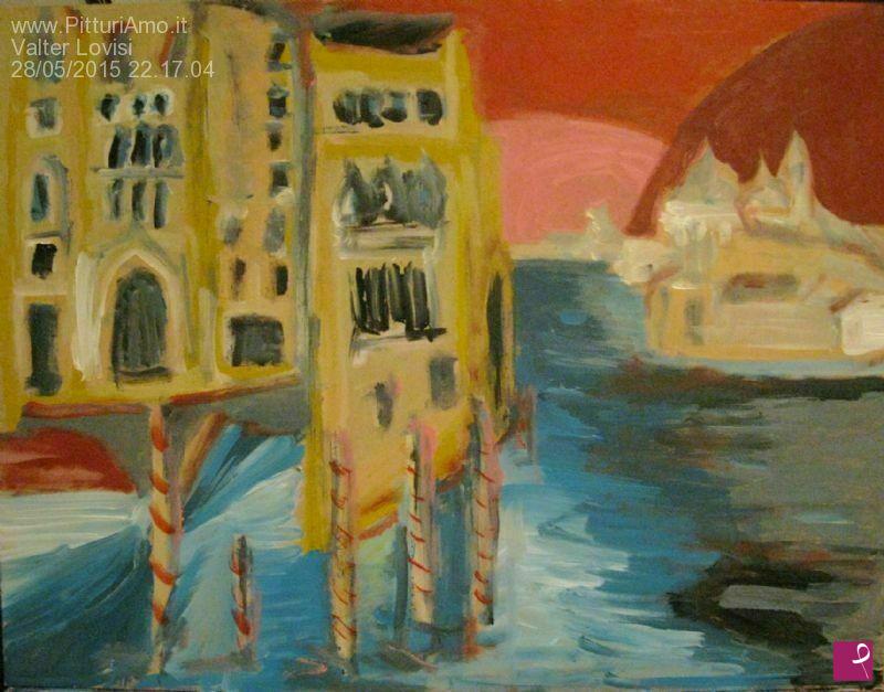 quadri in vendita online - La Calle - Paesaggio venezia