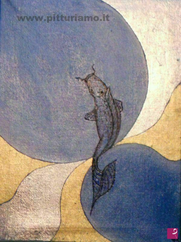 quadri in vendita online - La Carpa e La Luna 2