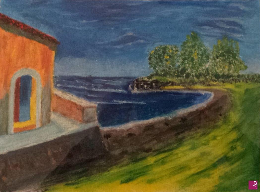 quadri in vendita online - La casa al mare