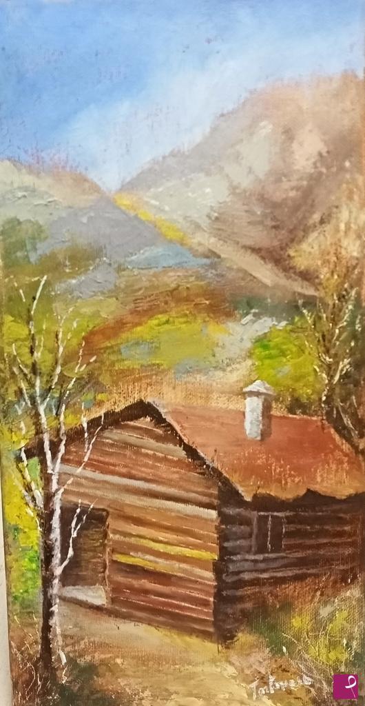 quadri in vendita online - La casa di montagna