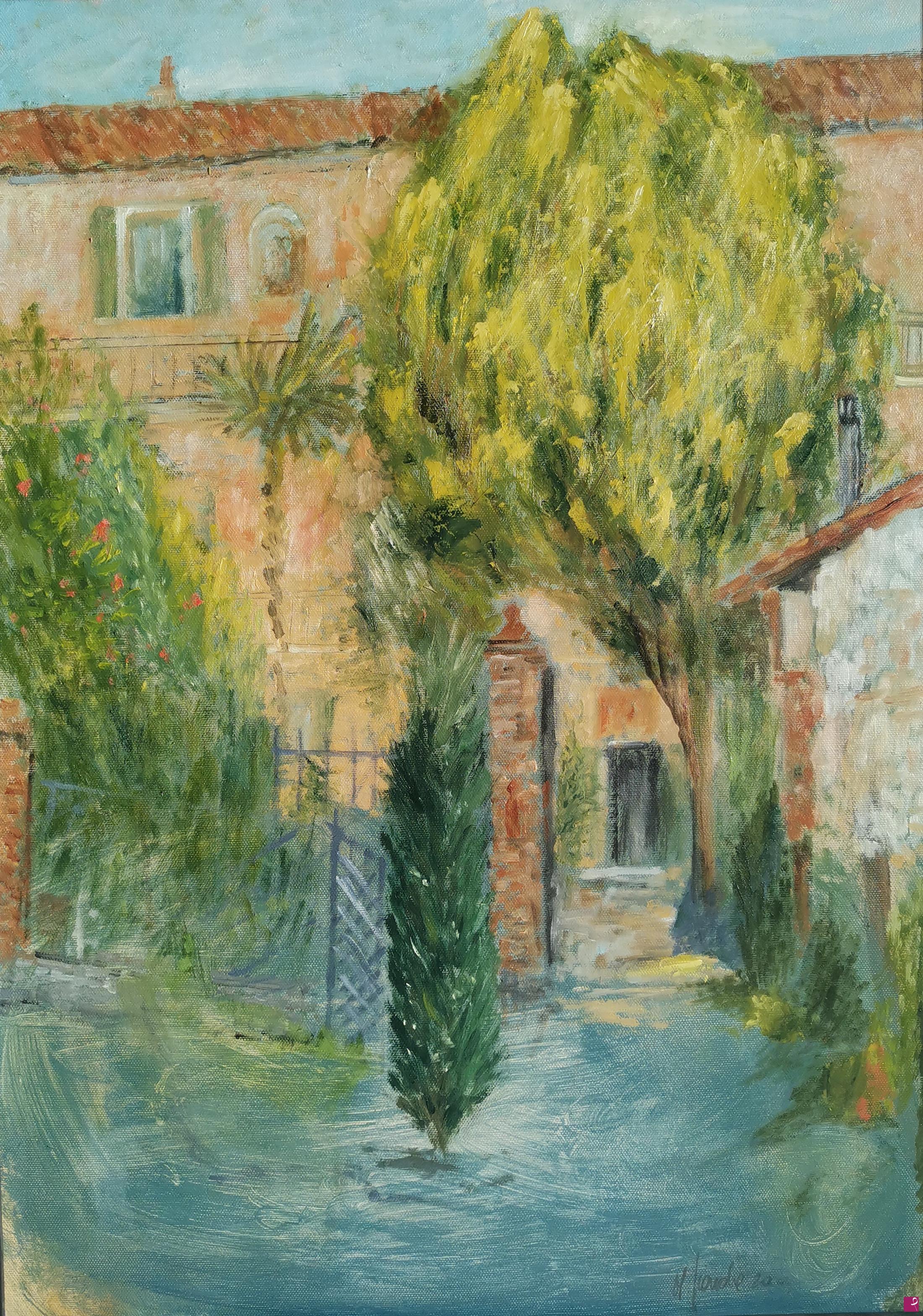 quadri in vendita online - La casa e il giardino
