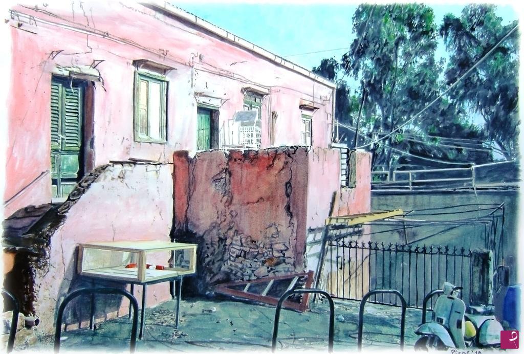 quadri in vendita online - La casa rosa