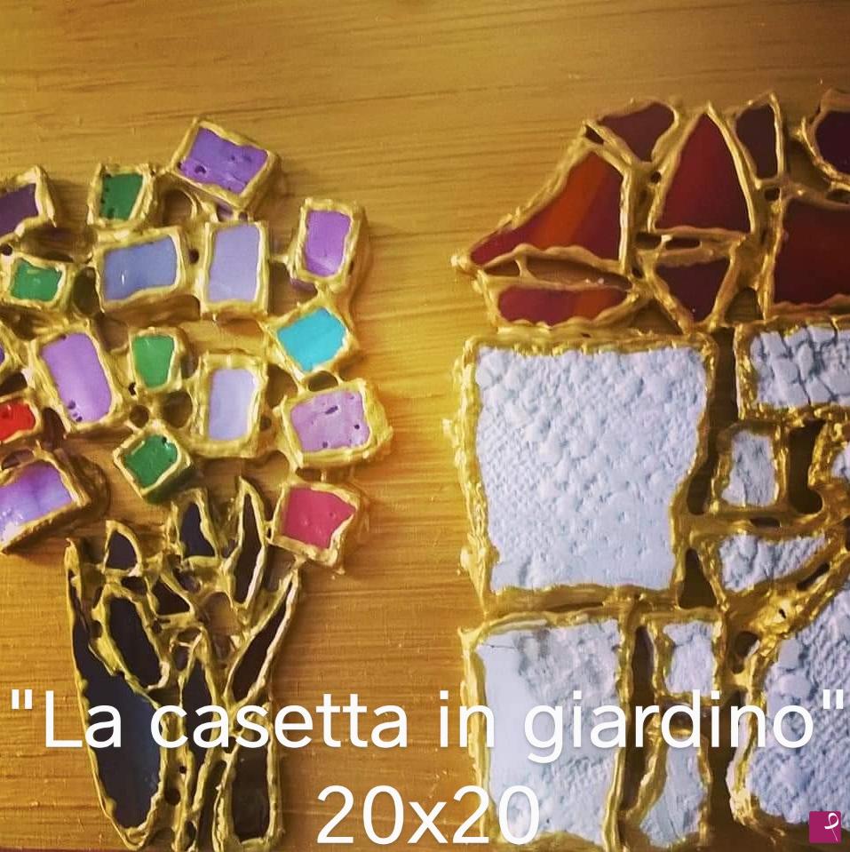 quadri in vendita online - "La casetta in giardino"