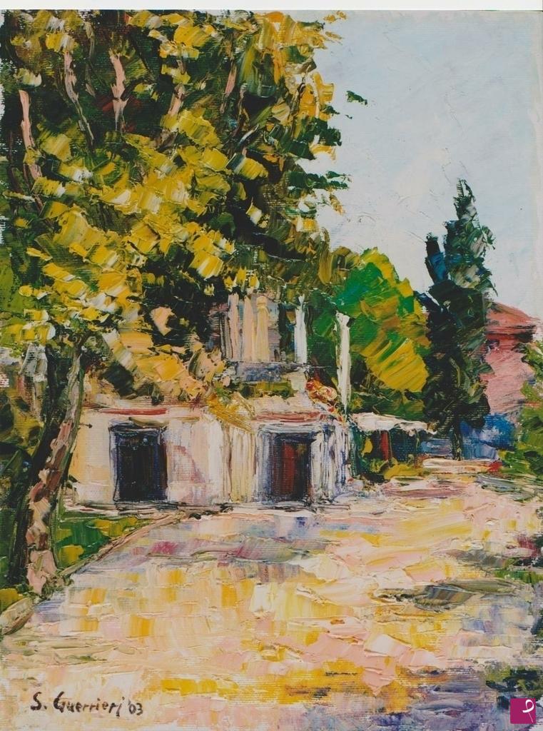 quadri in vendita online - "La Casina Valadier" di Villa Borghese