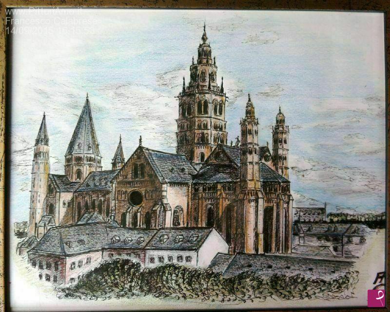 quadri in vendita online - La cattedrale di Magonza