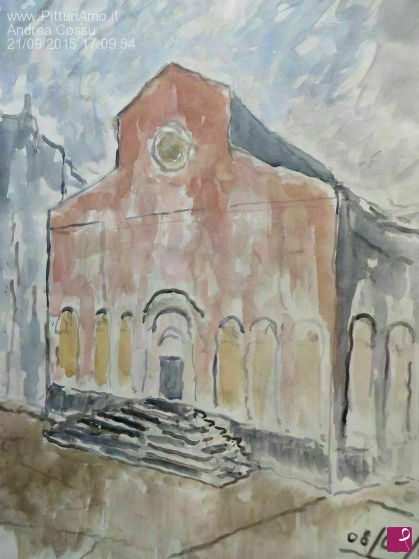 quadri in vendita online - La cattedrale di San Basso a Termoli