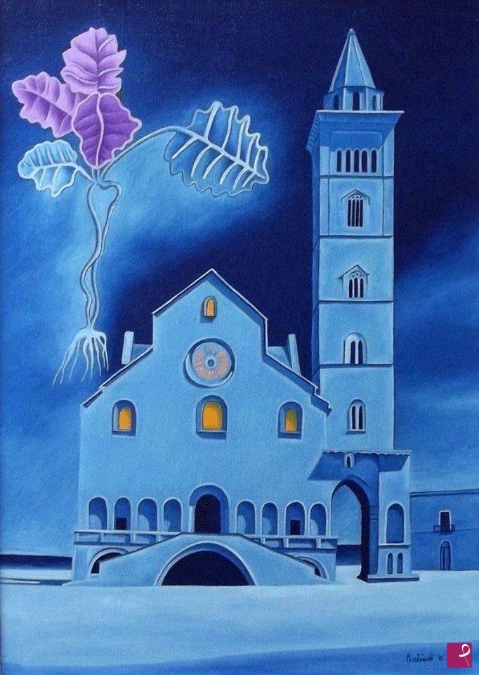 quadri in vendita online - La cattedrale di Trani