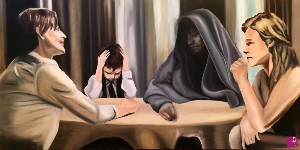 quadri in vendita online - La cena delle parti