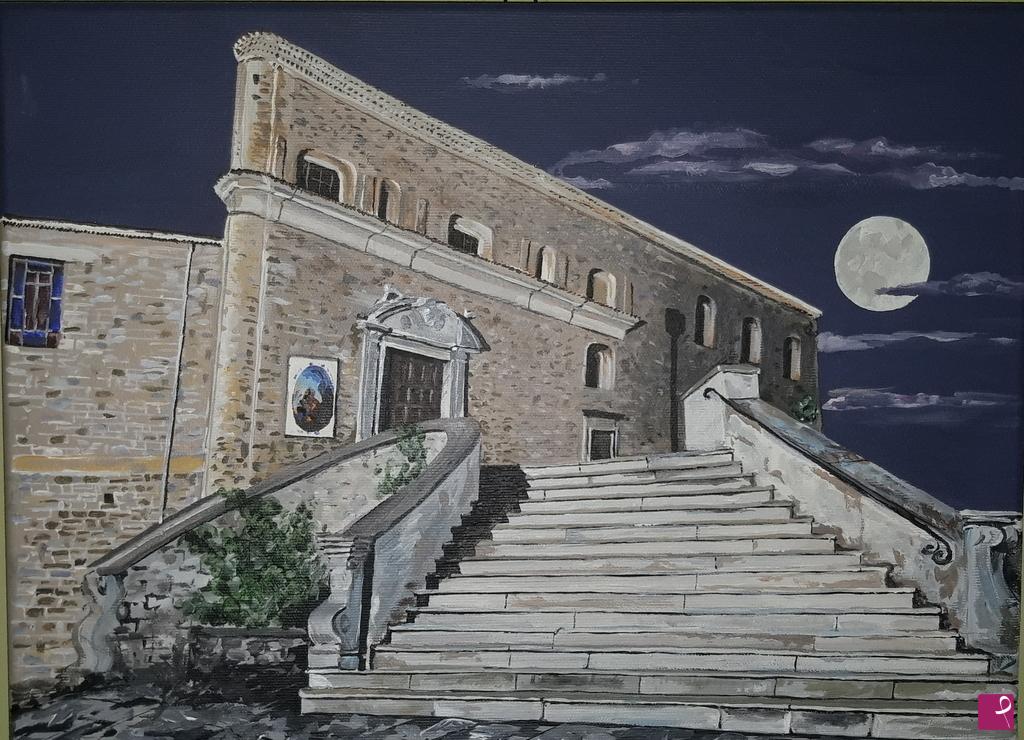 quadri in vendita online - La Chiesa del Beato Egidio da Laurenzana 
