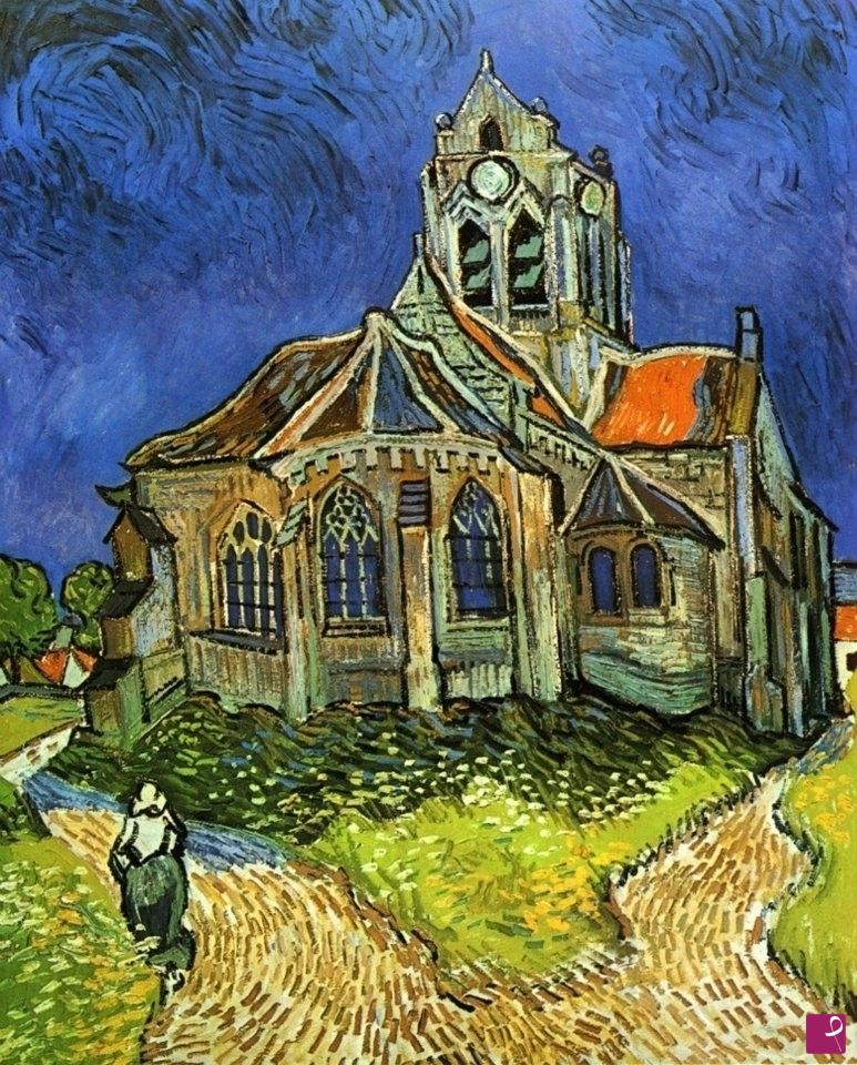 quadri in vendita online - LA CHIESA DI AUVERS