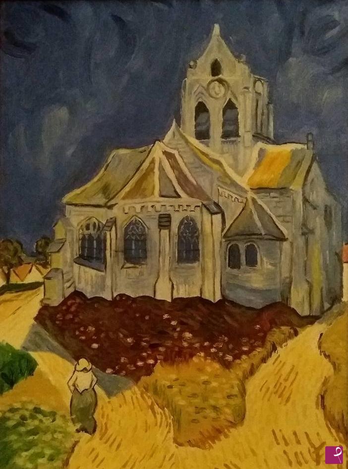 quadri in vendita online - la chiesa di auvers
