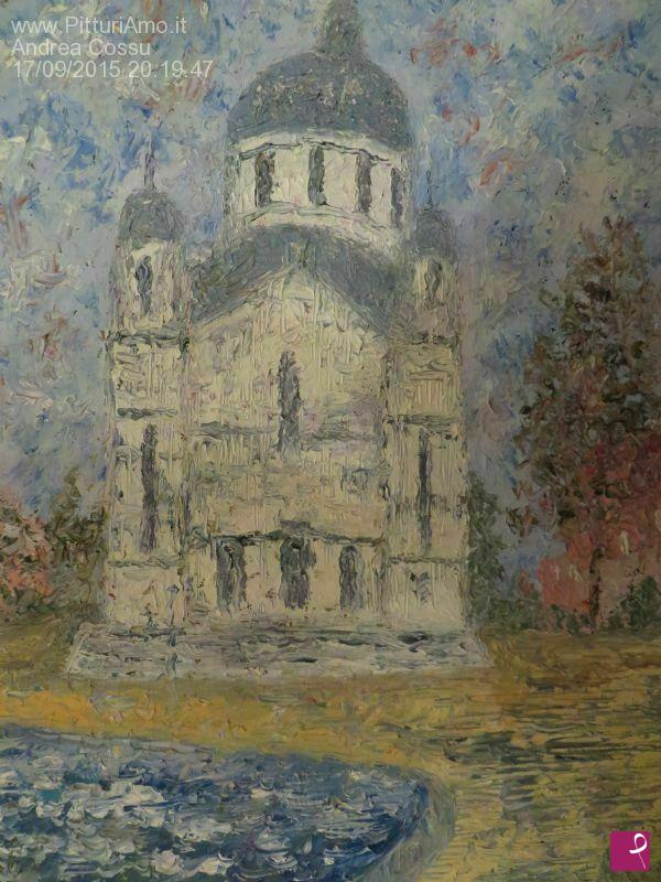 quadri in vendita online - La Chiesa ortodossa a Cluj - Napoca in Romania