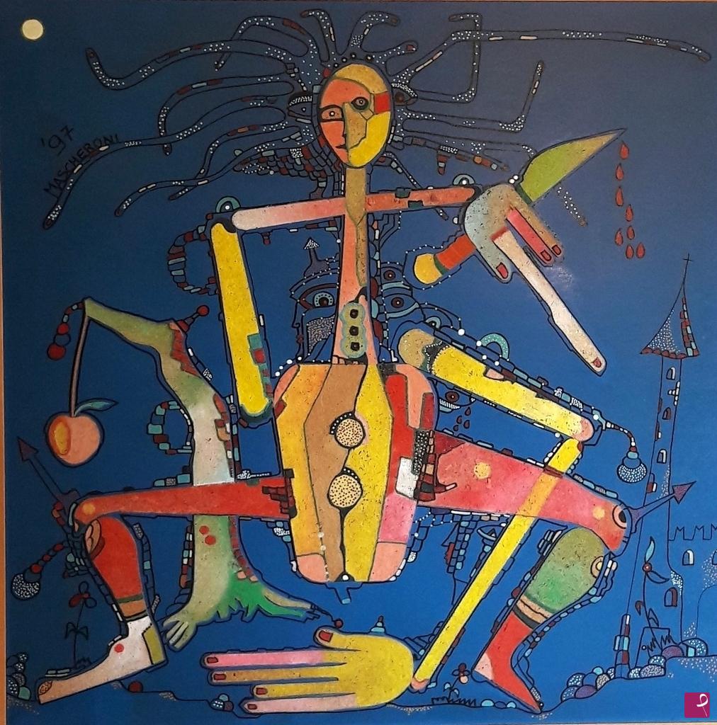 quadri in vendita online - La ciliegia rosa- 1997
