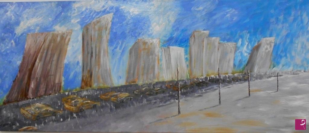 quadri in vendita online - la città moderna