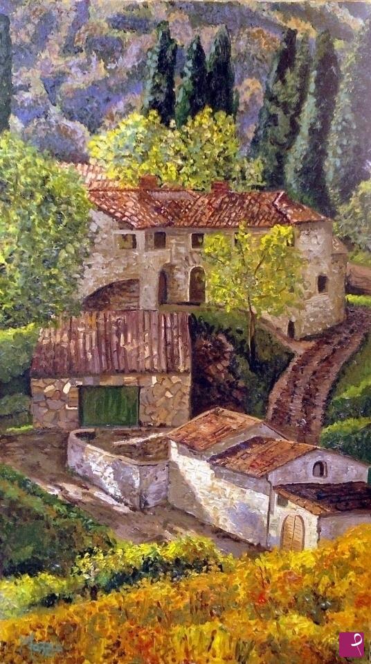 quadri in vendita online - la collina del chianti