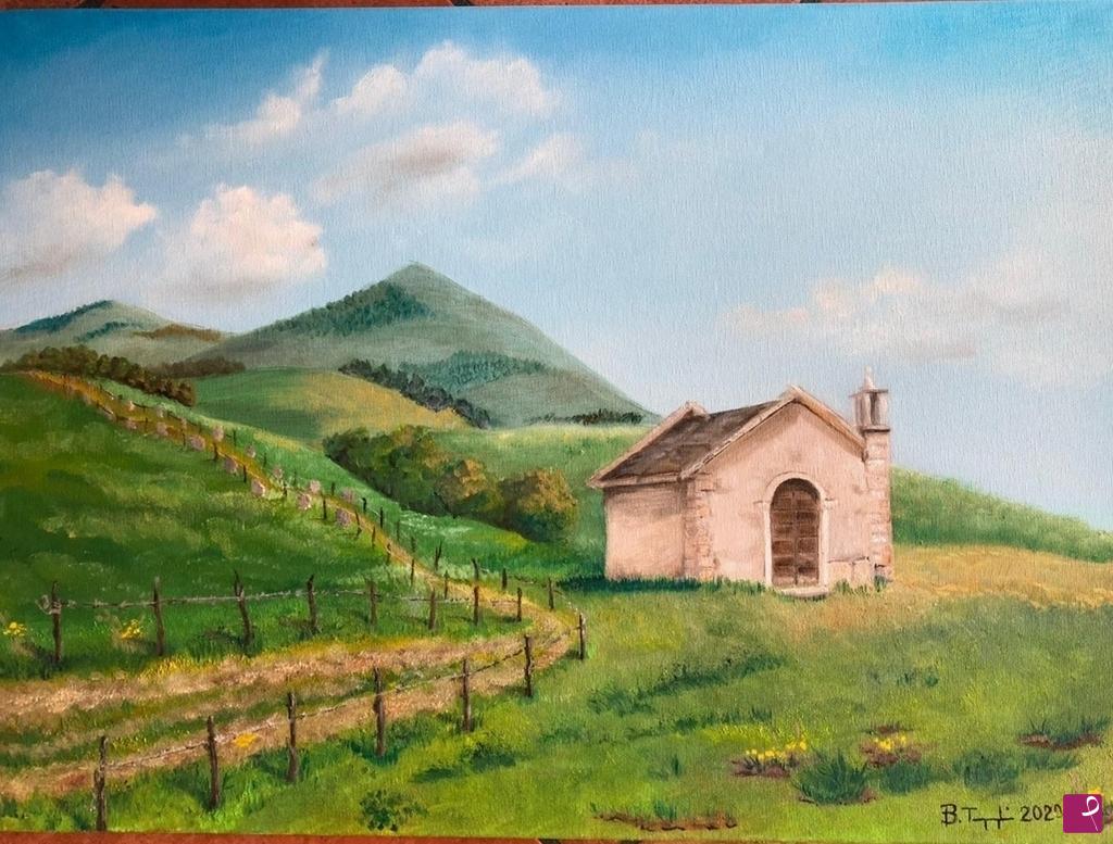 quadri in vendita online - La collina del Silenzio