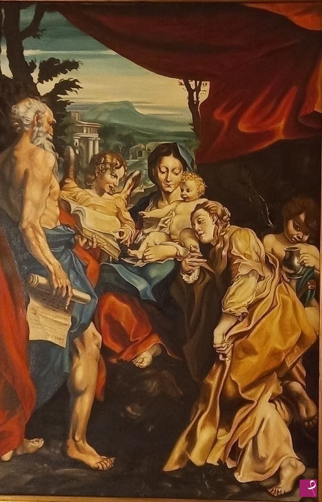quadri in vendita online - LA CONVERSIONE DI SAN GIROLAMO