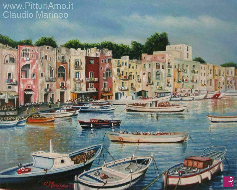 quadri in vendita online - La Corricella - Procida