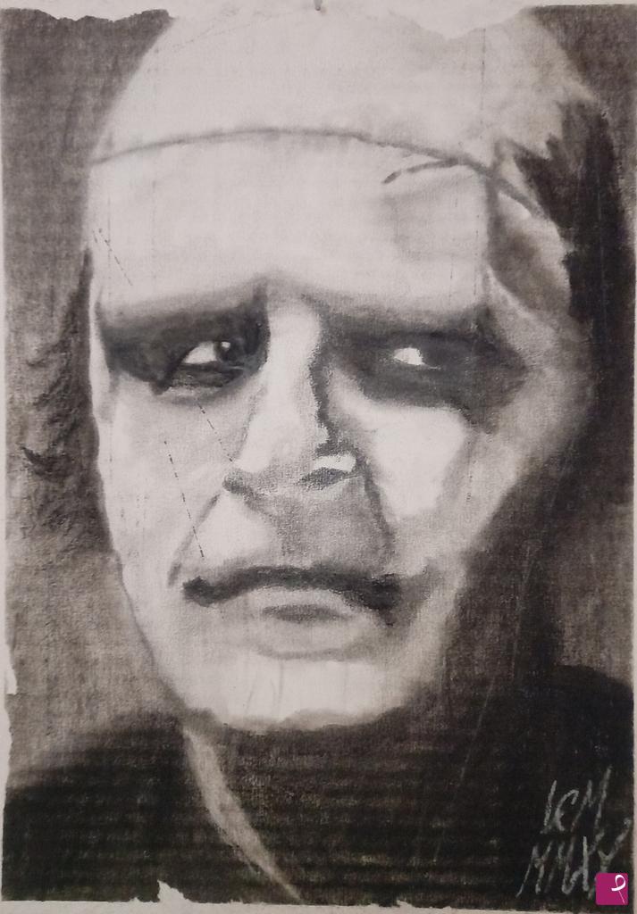 quadri in vendita online - La Creatura (tributo Frankenstein Jr.)