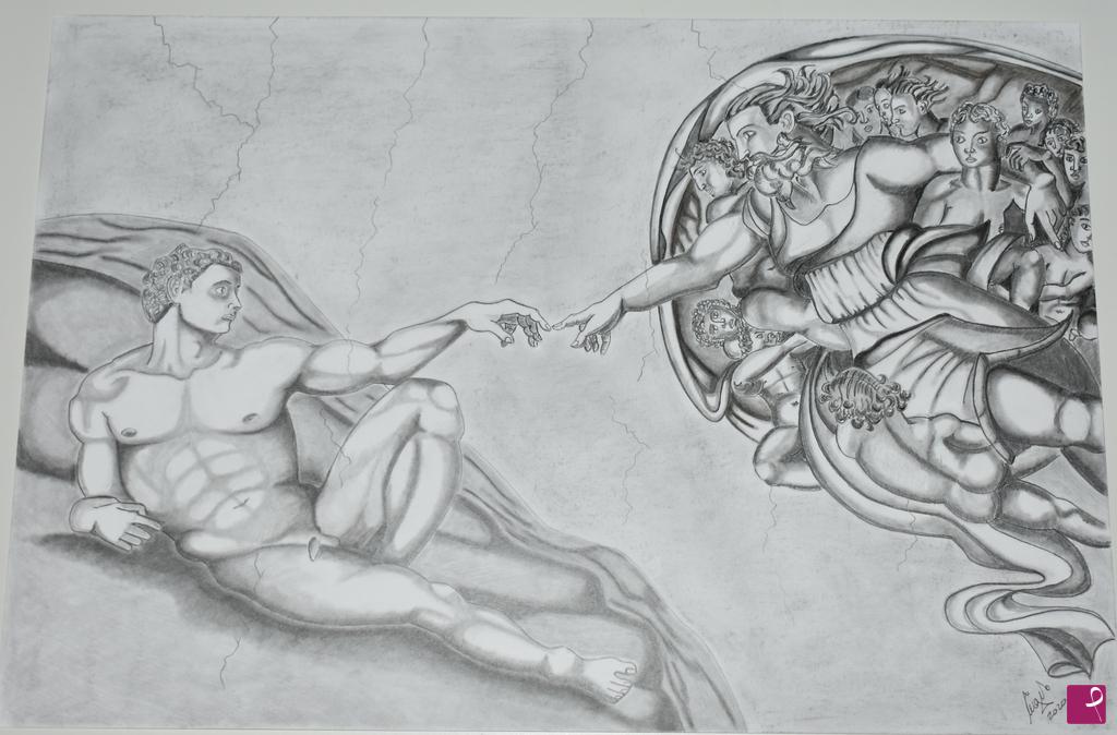 quadri in vendita online - La creazione di Adamo