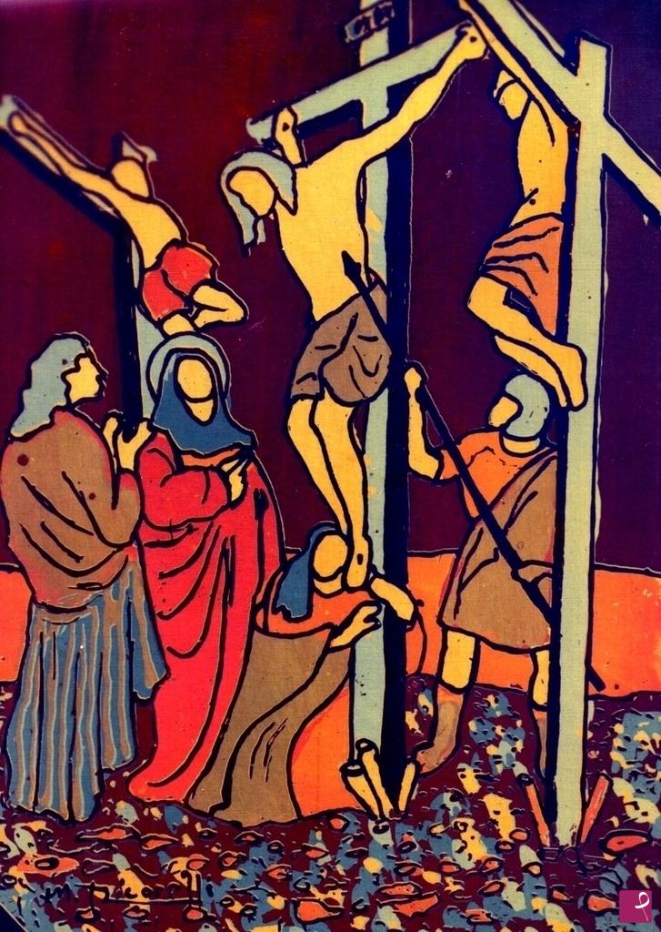 quadri in vendita online - La crocefissione di Cristo