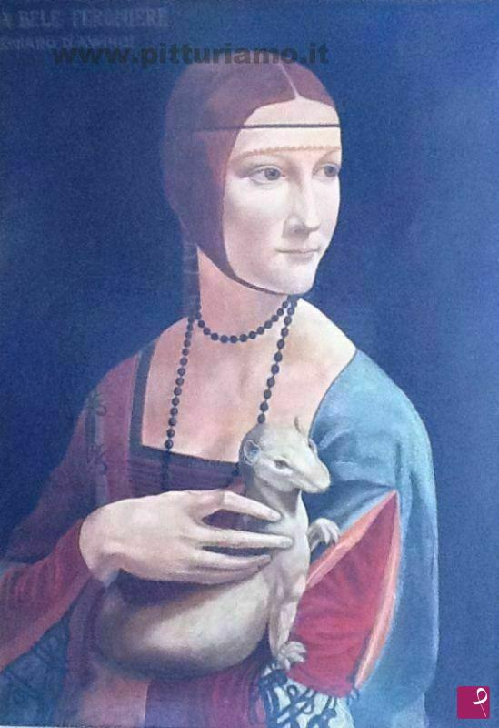 quadri in vendita online - La dama con l'ermellino