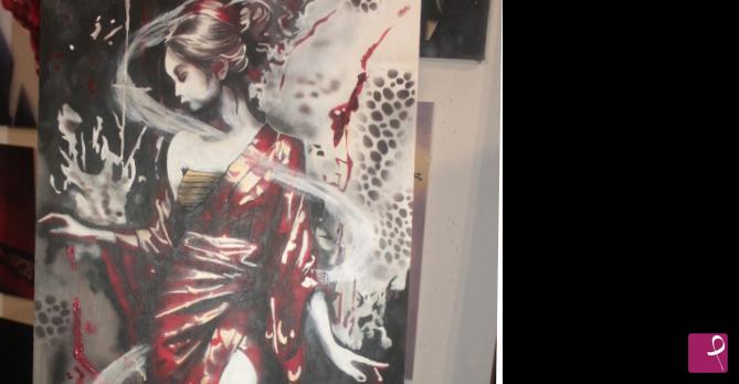 quadri in vendita online - La danza della geisha