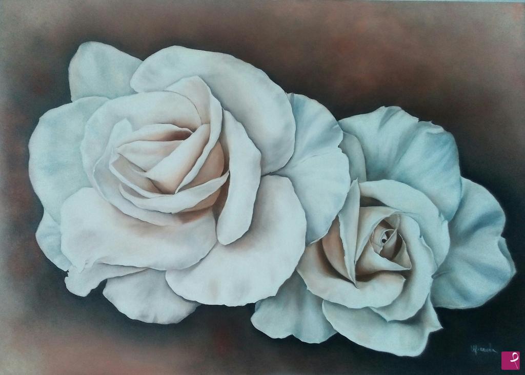 quadri in vendita online - la delicatezza delle rose