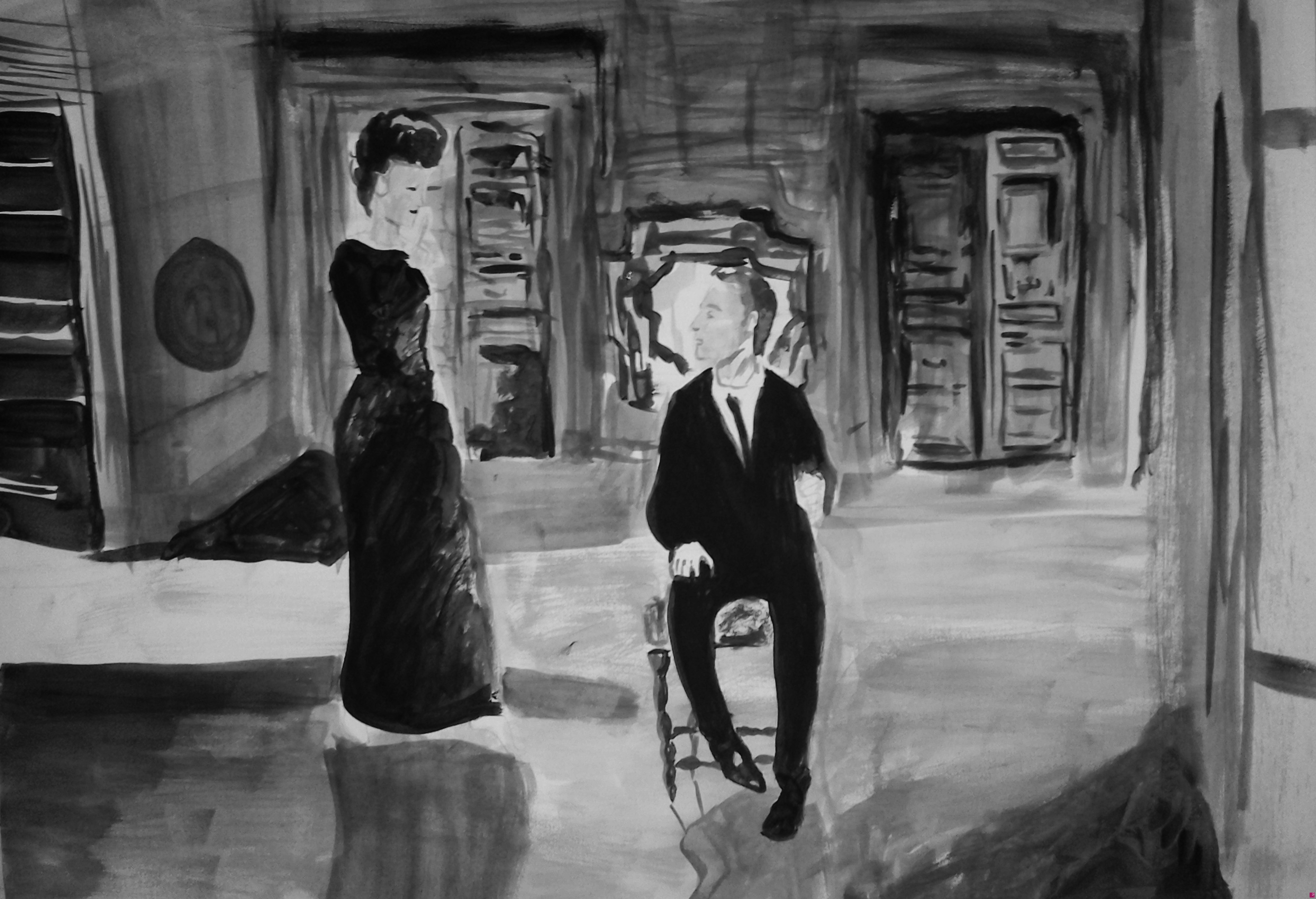quadri in vendita online - "La dolce vita" - Federico Fellini - 1960