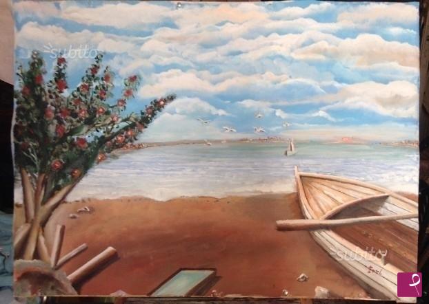 quadri in vendita online - La dolcezza del mare