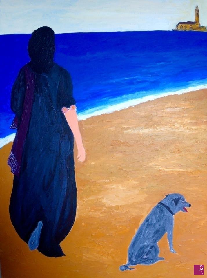 quadri in vendita online - LA DONNA DEL MARE : CASABLANCA