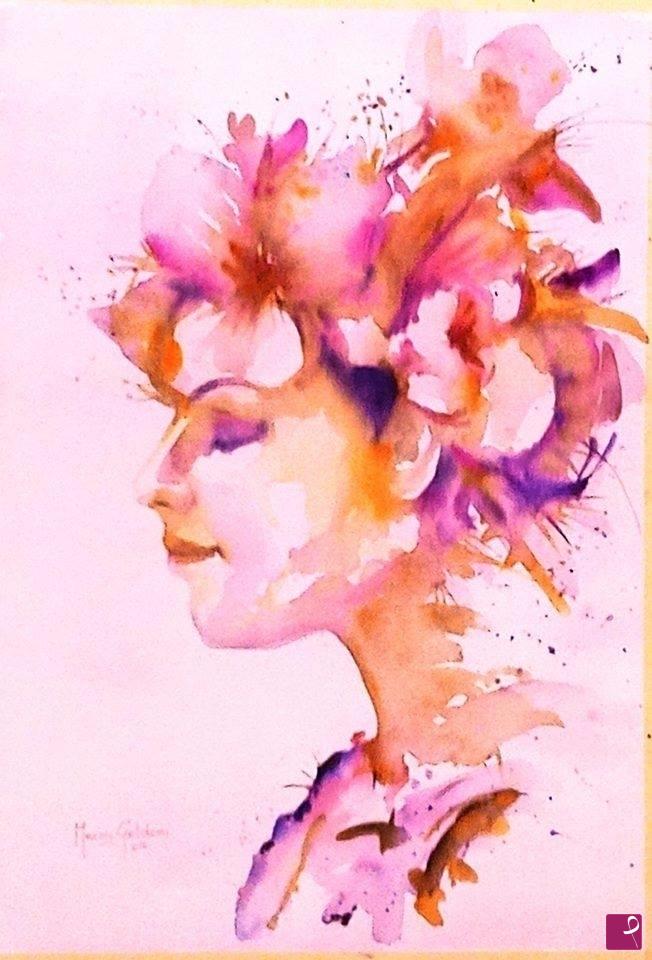 quadri in vendita online - LA DONNA DI FIORI