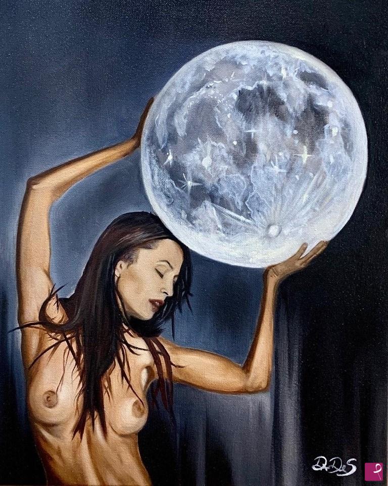quadri in vendita online - La Donna è Luna