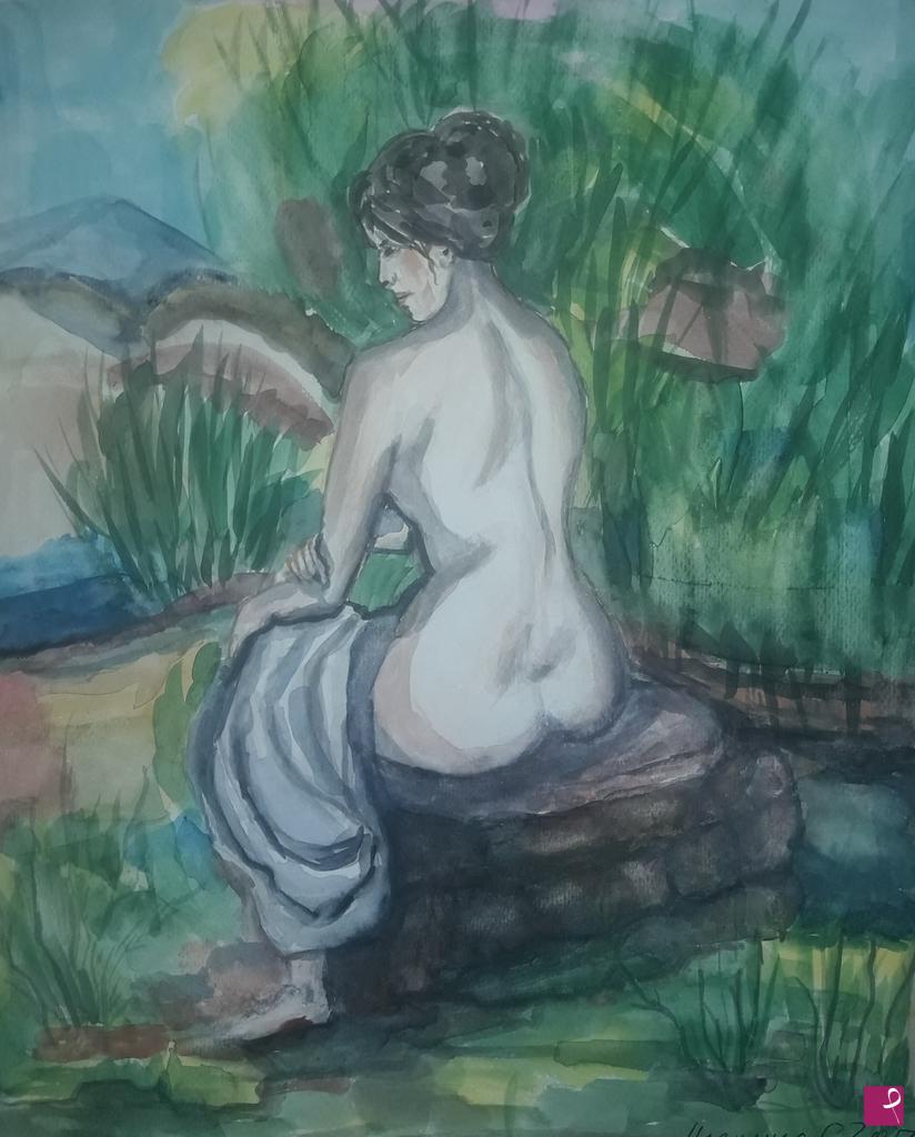 quadri in vendita online - La donna nuda