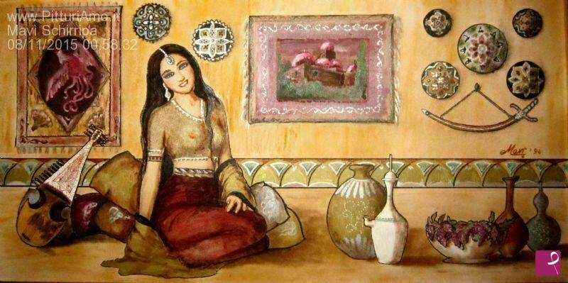 quadri in vendita online - La favorita dell'harem