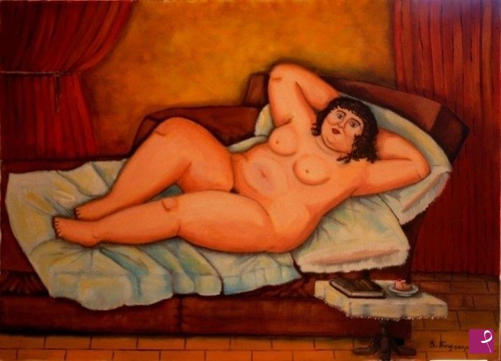quadri in vendita online - La femme nue