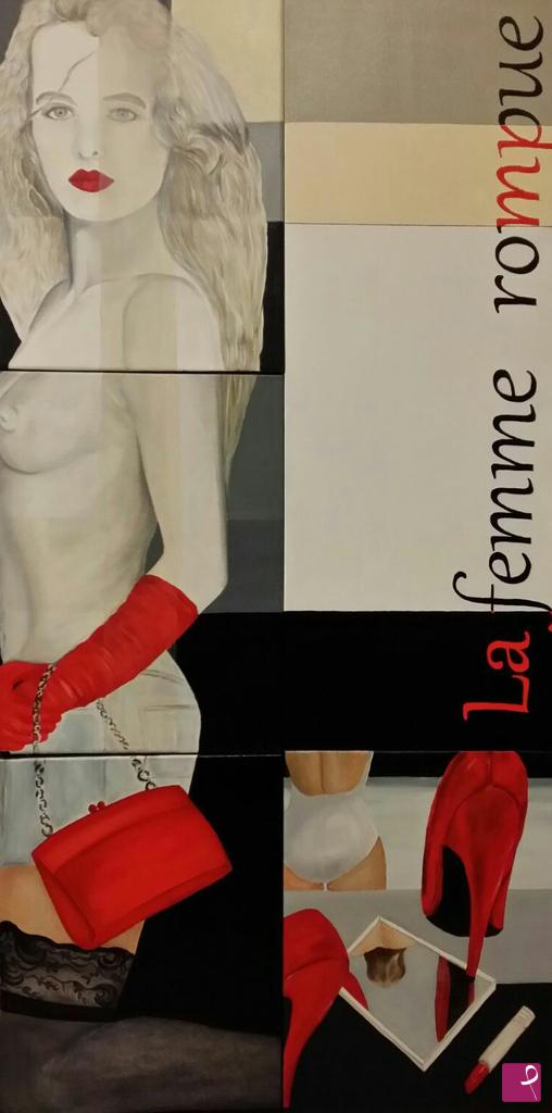 quadri in vendita online - La Femme rompue