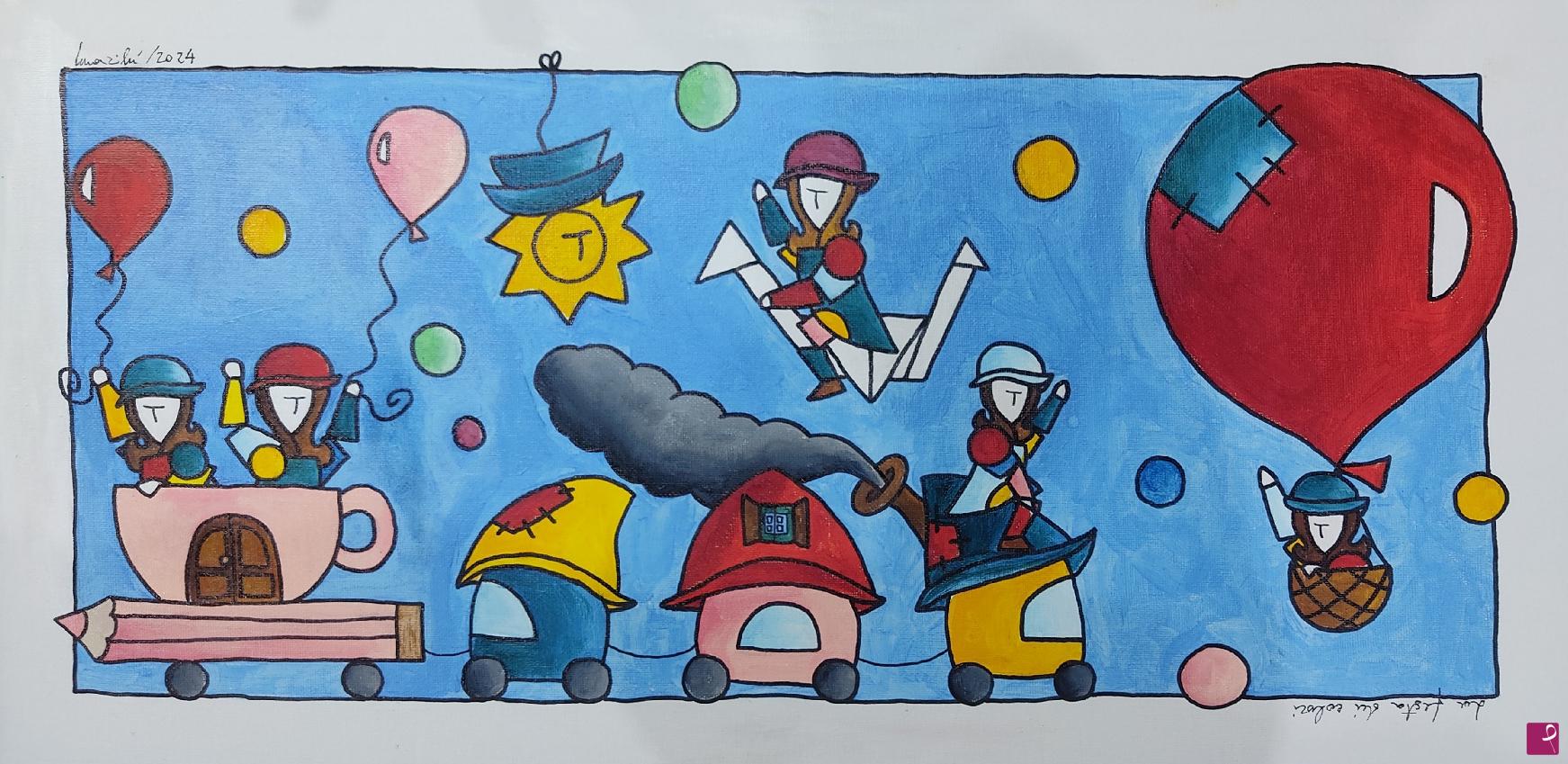 quadri in vendita online - LA FESTA DEI COLORI