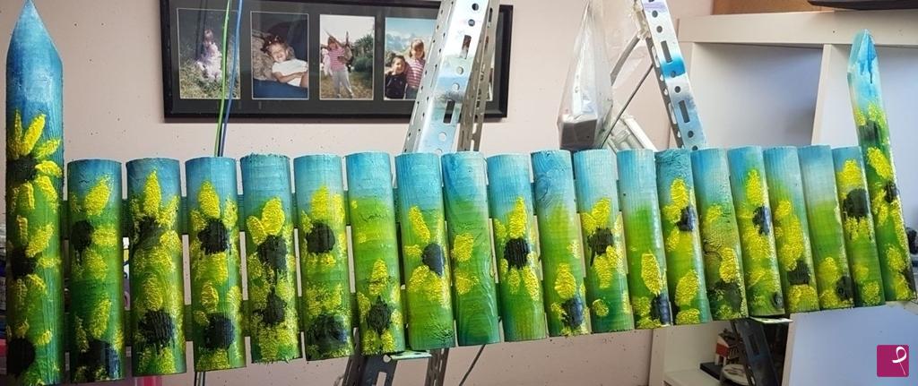 quadri in vendita online - LA FESTA DEL SOLE E I GIRASOLI