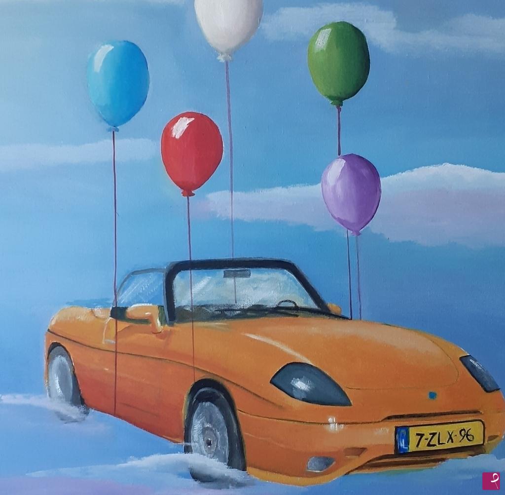 quadri in vendita online - La fiat Barchetta
